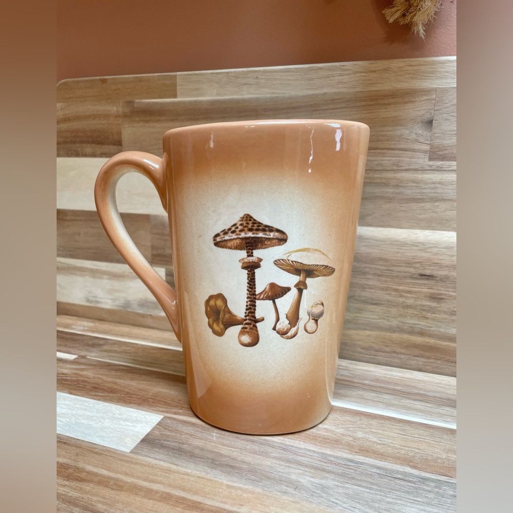 Mushroom Ceramic Canadian Milk Bag Pitcher Vintage